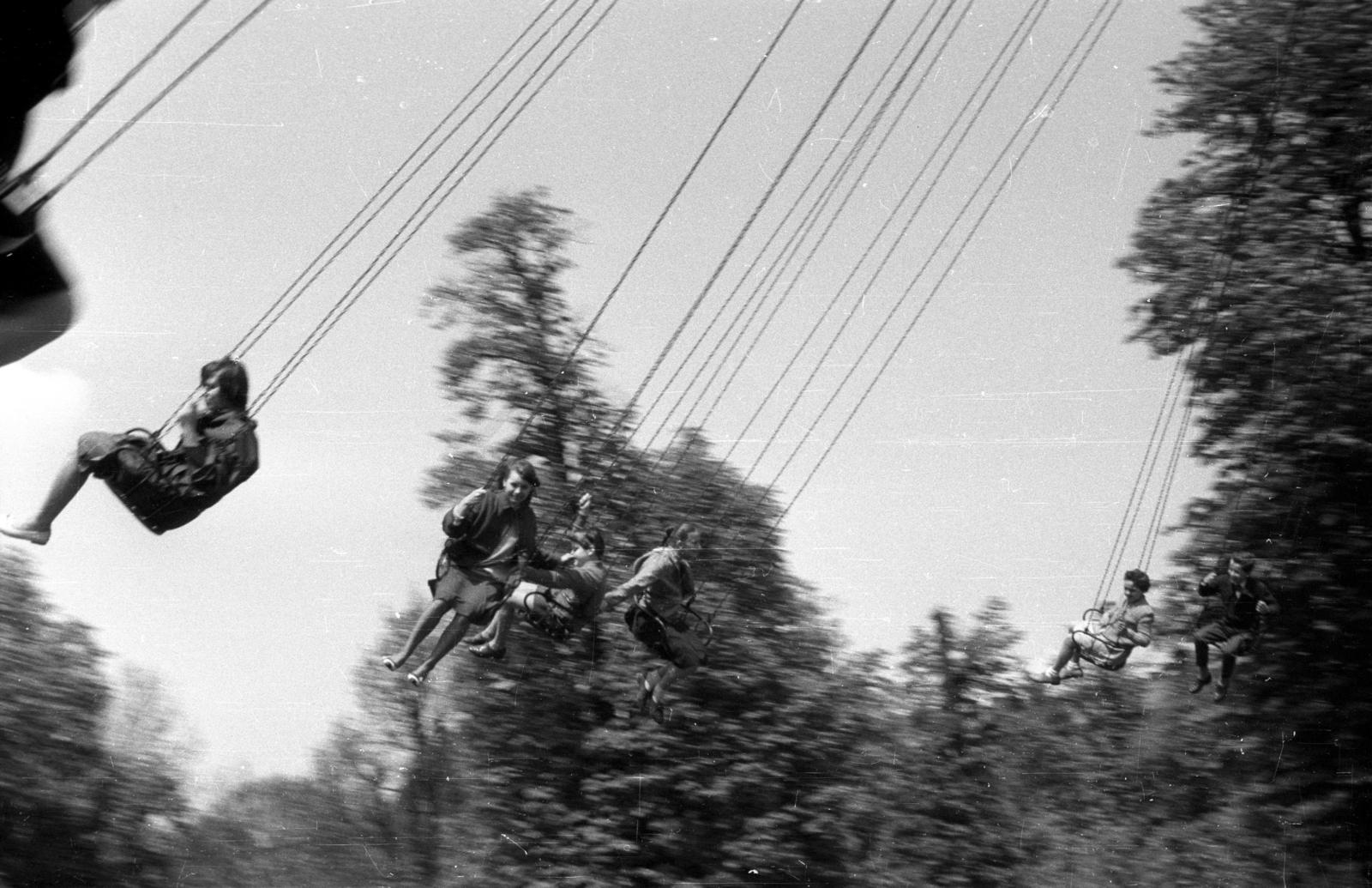 Hungary, Városmajor, Budapest XII., 1964, Hunyady József, carousel, Budapest, Fortepan #105931