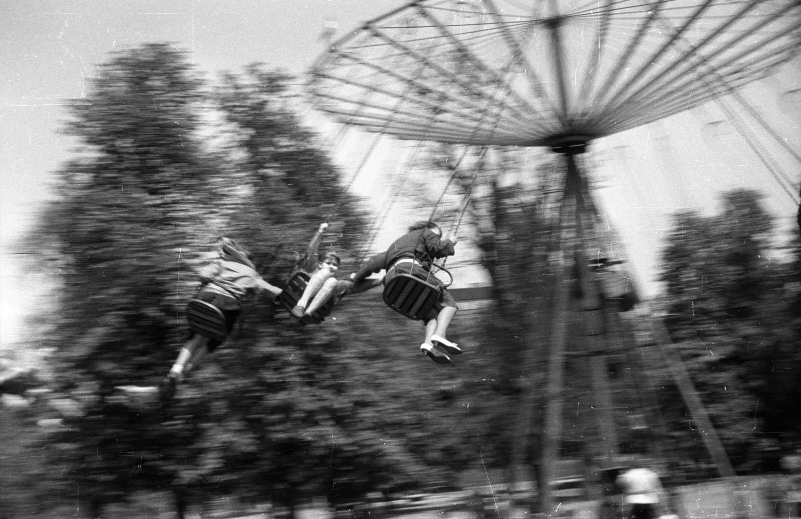 Hungary, Városmajor, Budapest XII., 1964, Hunyady József, carousel, Budapest, Fortepan #105932