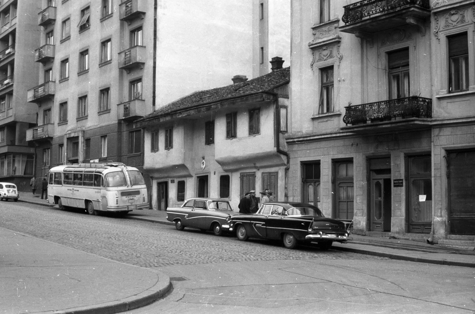 Szerbia, Belgrád, ulica Kralja Petra 6., Znak Pitanja (Kérdőjel) fogadó., 1965, Hunyady József, Fortepan #106012