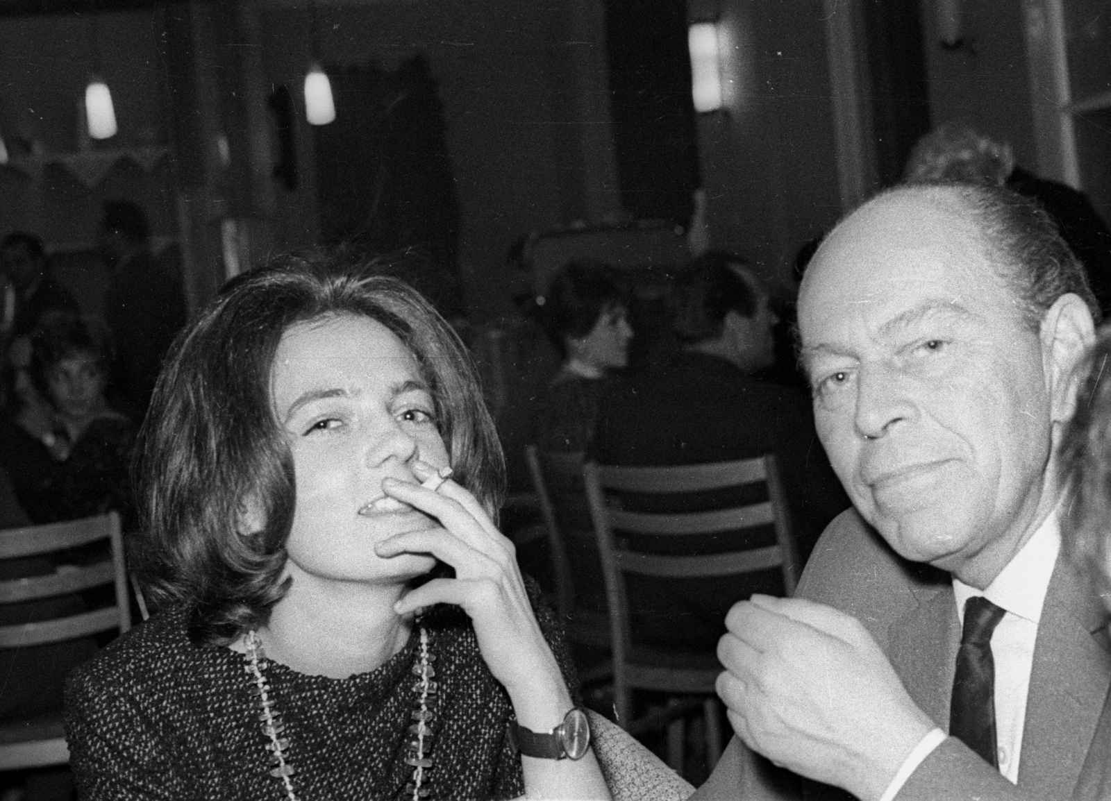 Magyarország, Örkény István író későbbi feleségével, Radnóti Zsuzsa dramaturggal., 1963, Hunyady József, Fortepan #106143