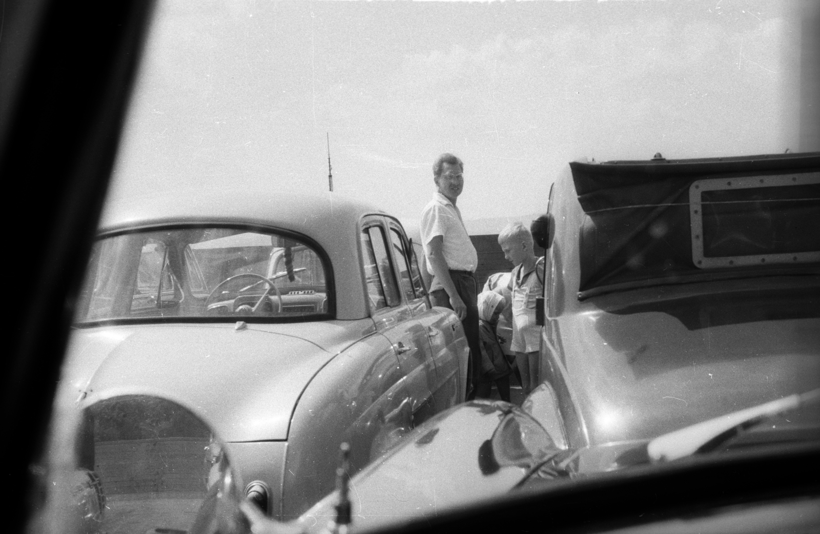 Magyarország,Balaton, kompátkelés Szántód és Tihany között., 1965, Hunyady József, Fortepan #106202