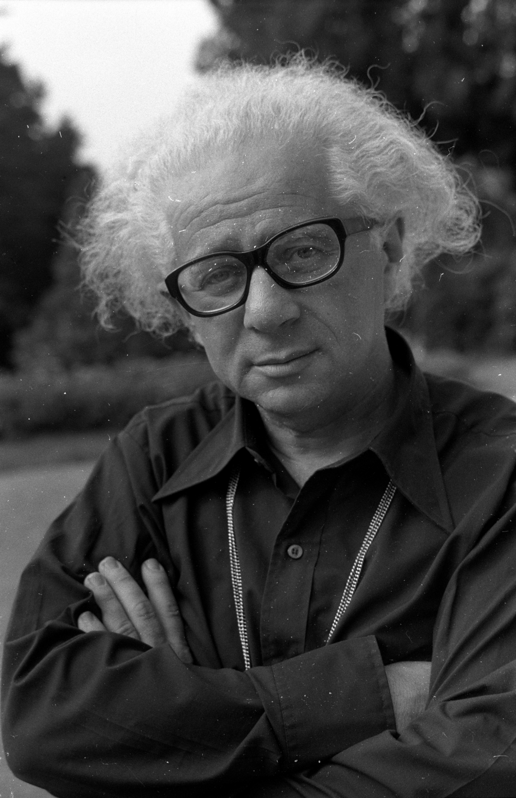 Magyarország,Balaton, Szigliget, Esterházy-kastély, Írók Alkotóháza. Mezei András író., 1975, Hunyady József, Fortepan #106299