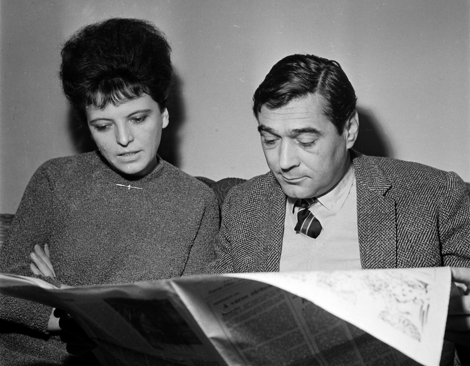 Hungary, Budapest VI., Somlyó György költő. A felvétel az Írószövetség Bajza utca 18. alatti székházában készült., 1964, Hunyady József, Budapest, Fortepan #106452