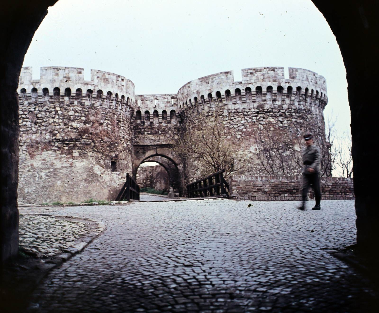 Serbia, Belgrade, Nándorfehérvár, a vár ikerbástyái., 1965, Hunyady József, colorful, Fortepan #106596