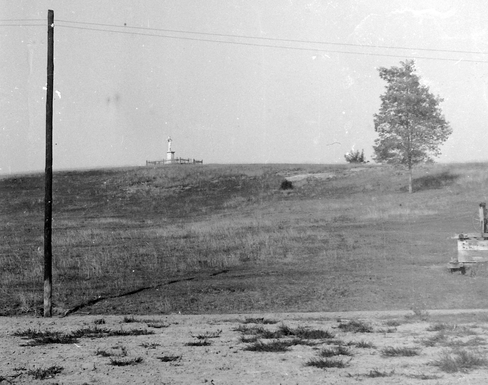 1955, Fortepan, crucifix, Fortepan #10660