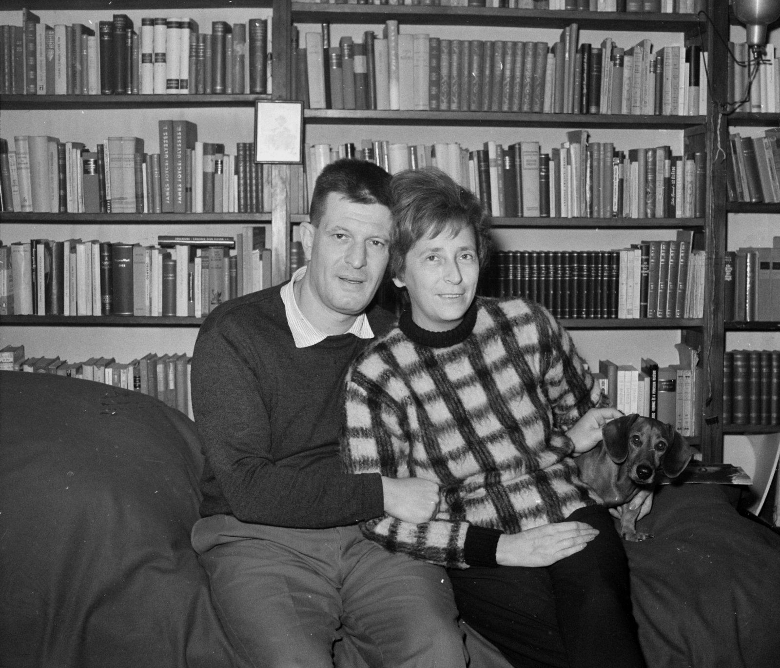 Magyarország, Karinthy Ferenc író és felesége., 1963, Hunyady József, Fortepan #106852