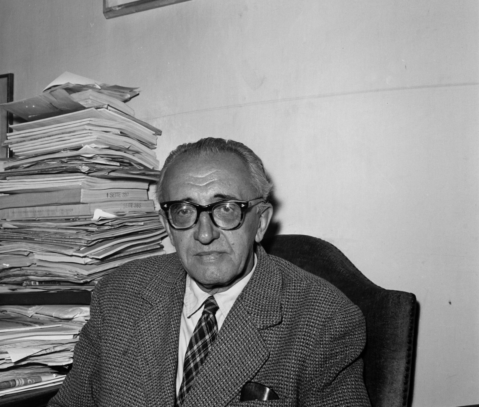 Magyarország, Simándi Béla költő, író, újságíró., 1963, Hunyady József, Fortepan #106883