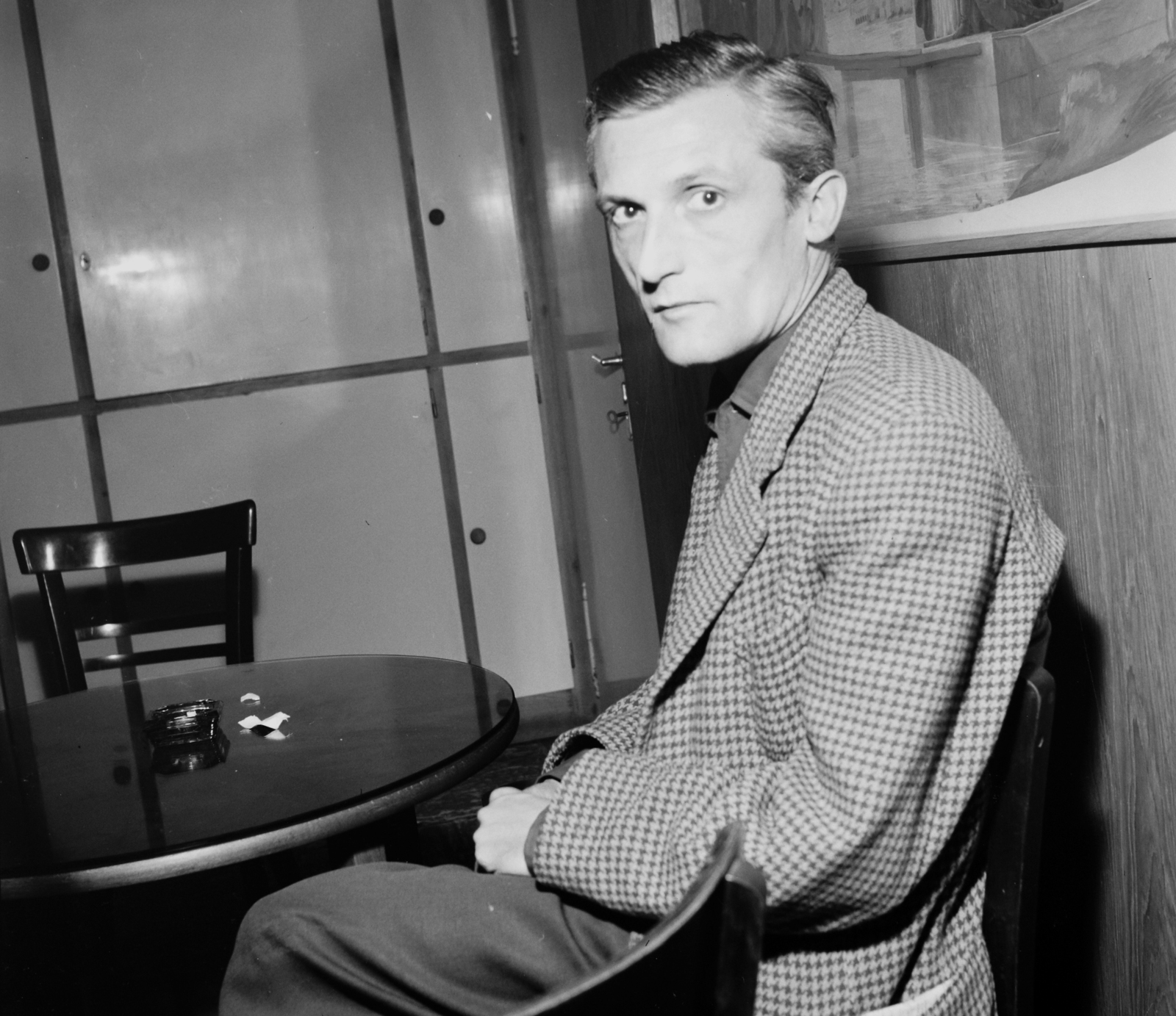 Hungary, Pilinszky János költő., 1969, Hunyady József, Fortepan #107005