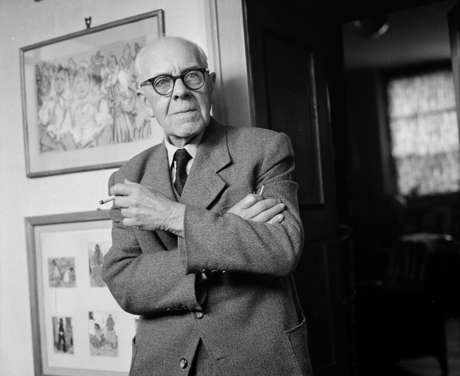 Magyarország, Mezőtúr, Csabai Wágner József festő otthonában., 1965, Hunyady József, Fortepan #107175