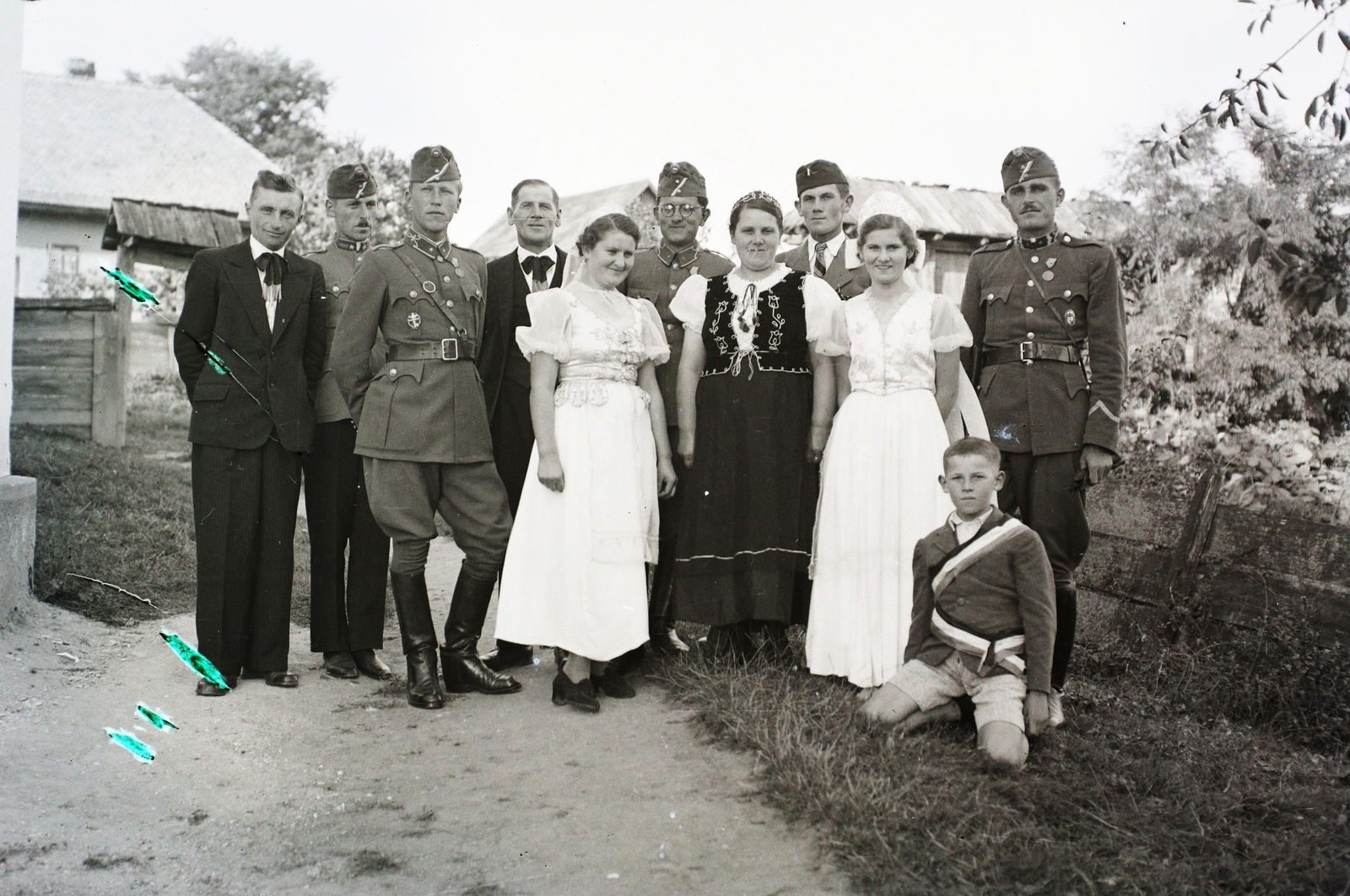 1940, Kókány Jenő, népviselet, katona, tiszt, Fortepan #107415