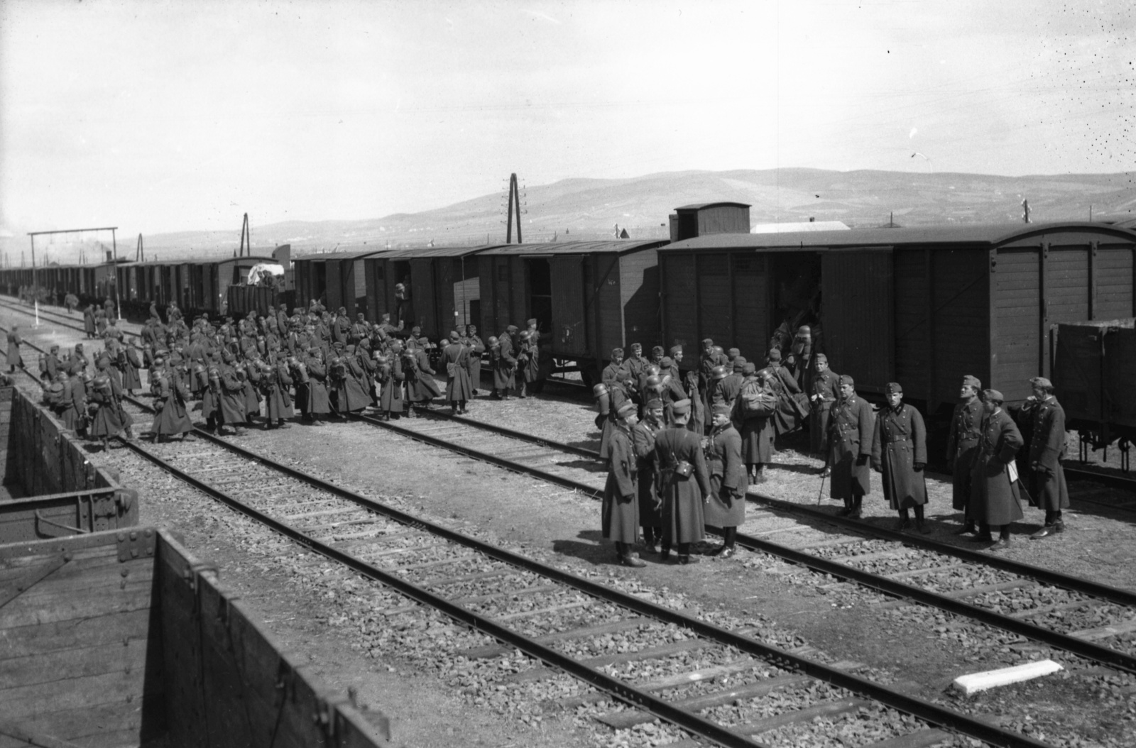 Hungary, Sátoraljaújhely, vasútállomás., 1939, Kókány Jenő, Fortepan #107679