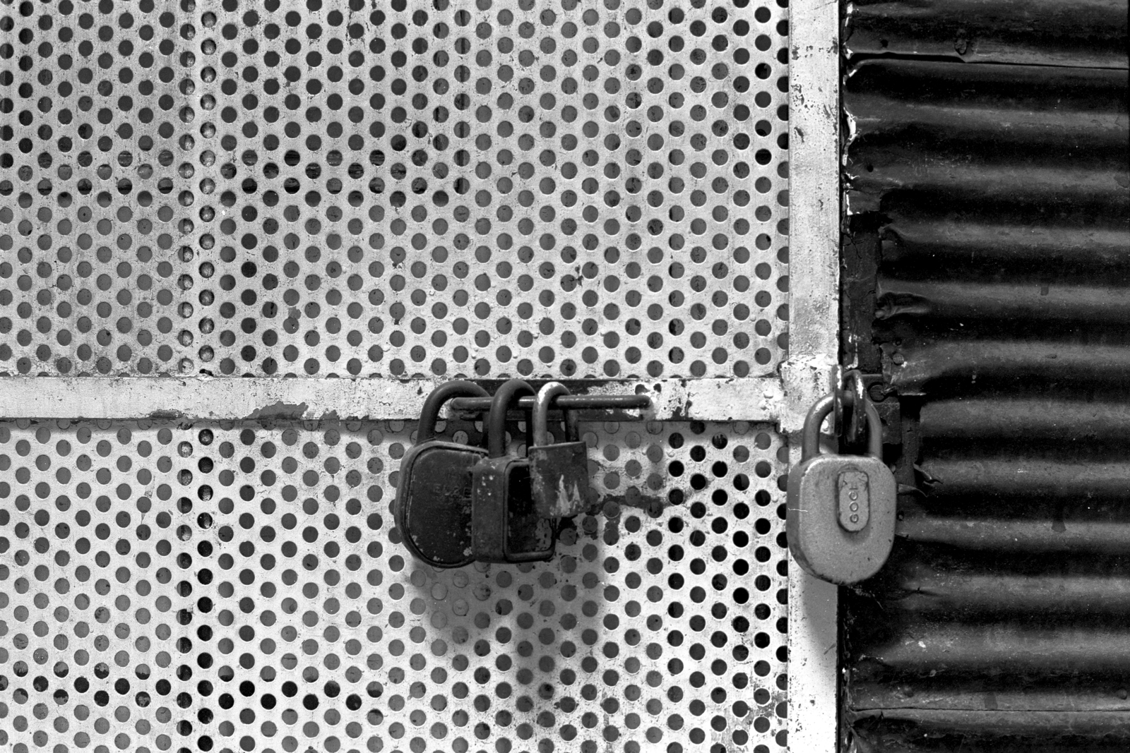 1981, Makovecz Benjamin, padlock, Fortepan #107789