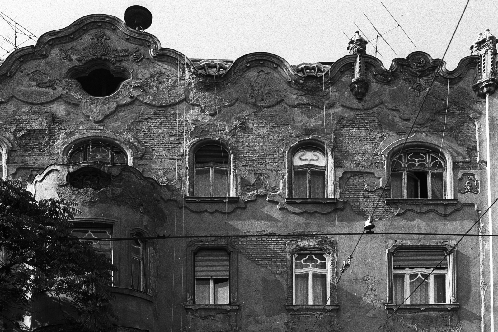 Hungary, Budapest XIV., Thököly út 46., Szenes-ház (ifj. Nagy István, 1905-1906)., 1984, Makovecz Benjamin, Budapest, Fortepan #108185