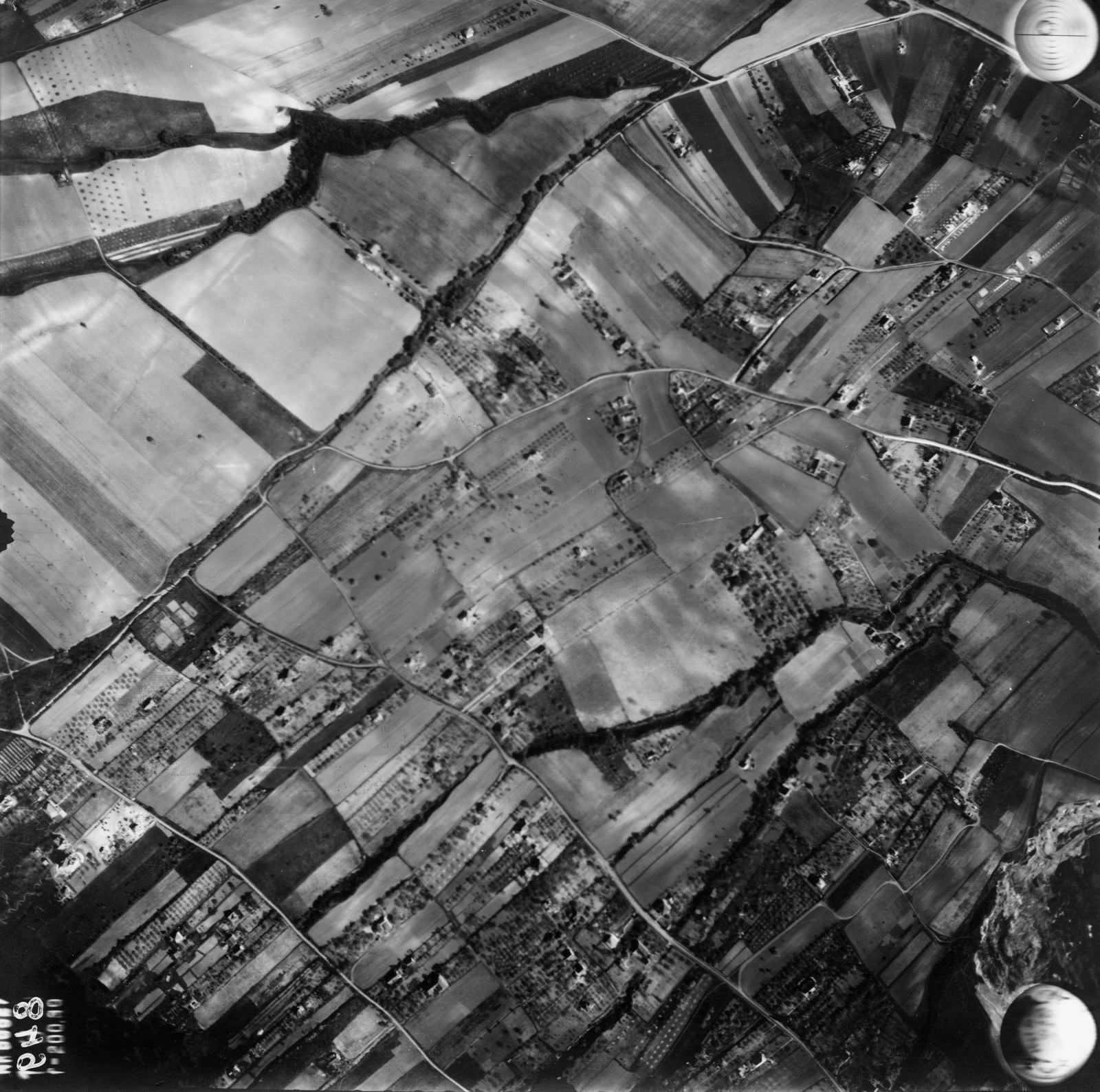 Hungary, Budapest, A felvétel 1944. április 14-én készült., 1944, Magyar Királyi Honvéd Légierő, aerial photo, Fortepan #109085