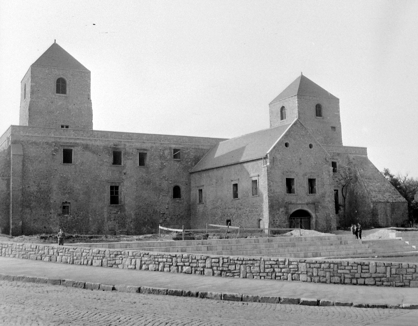 Hungary, Várpalota, Thury-vár., 1963, Gyöngyi, castle, Fortepan #10923