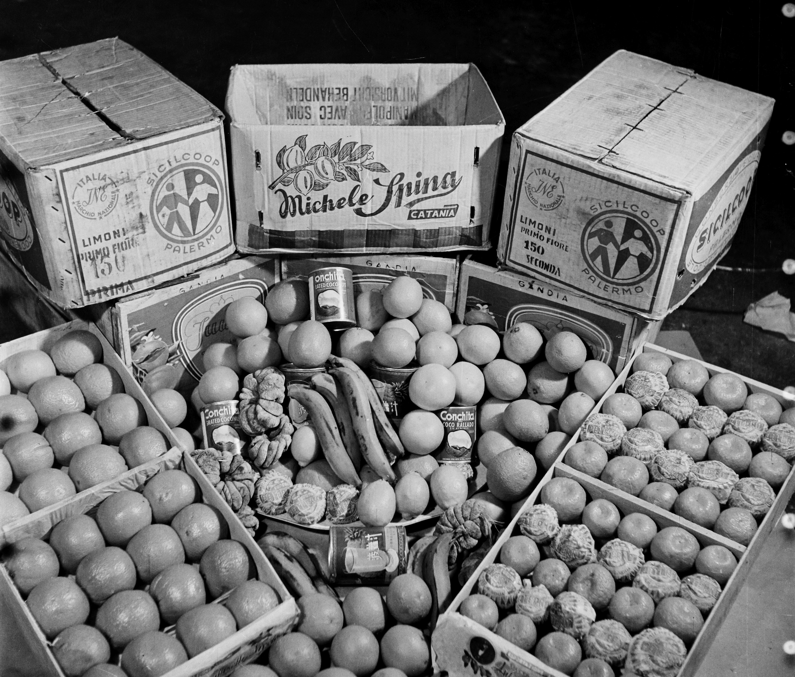 1960, Bauer Sándor, fruit, banana, Fortepan #109292