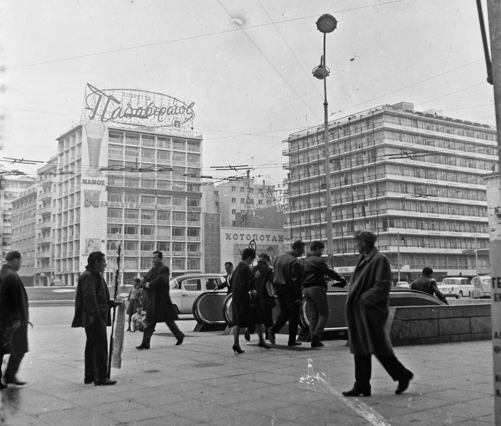 Greece, Athens, Omonia tér., 1964, Bauer Sándor, Fortepan #109373