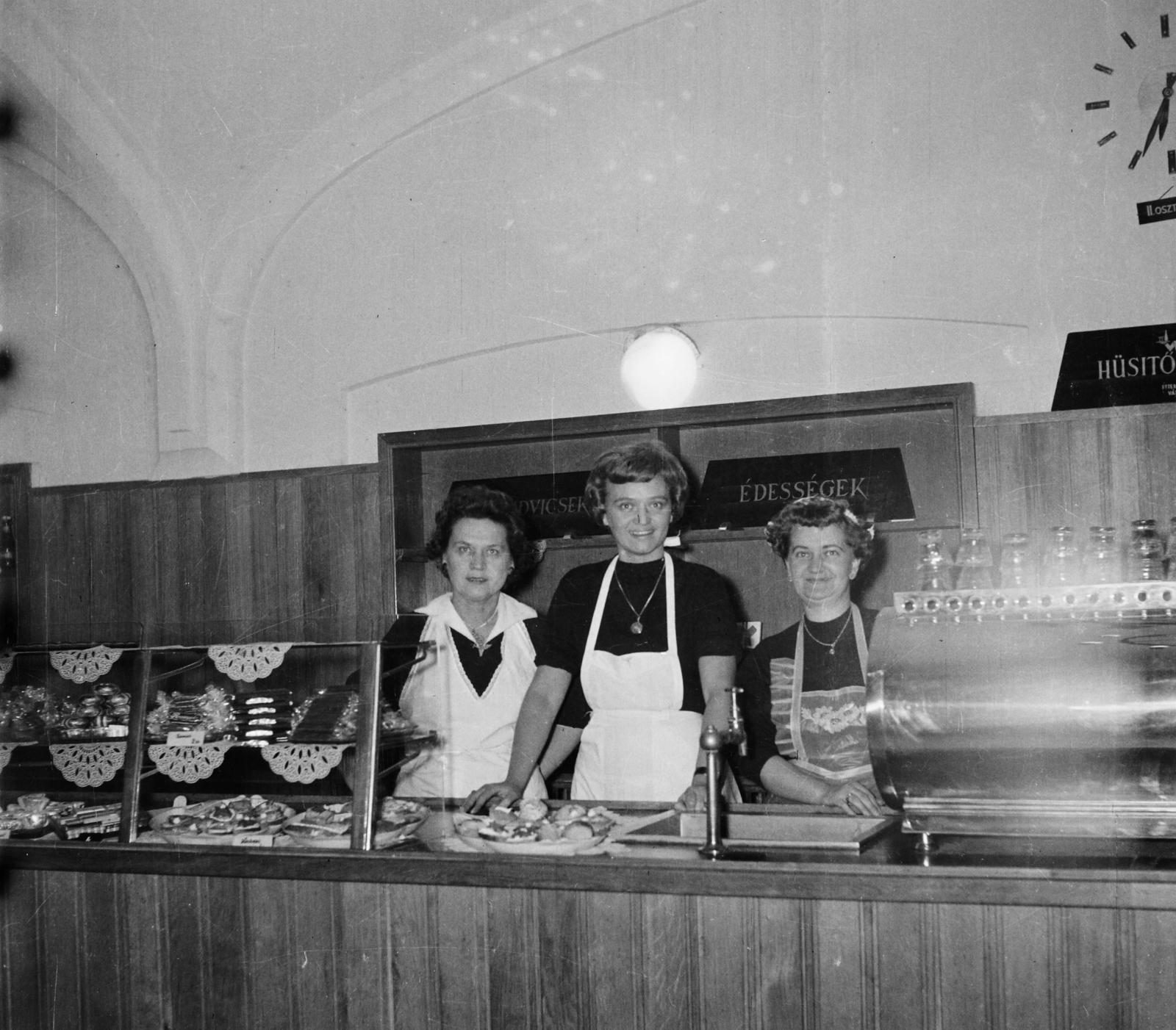 1959, Bauer Sándor, coffee maker, staff, Fortepan #109572