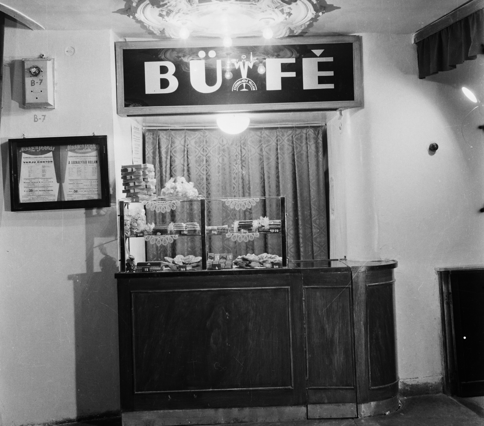 1959, Bauer Sándor, buffet, Fortepan #109580
