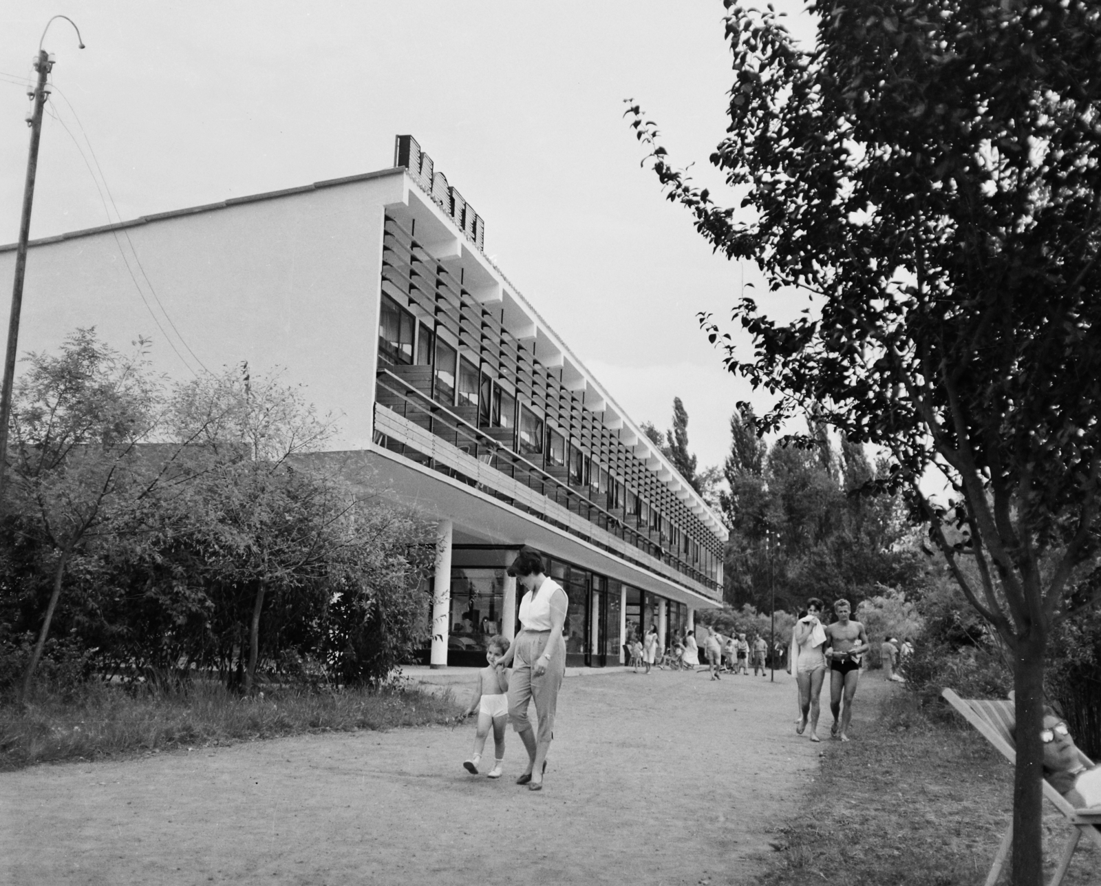 Hungary,Lake Balaton, Tihany, Kis Tihany Szálló (Motel)., 1960, Bauer Sándor, Fortepan #109971
