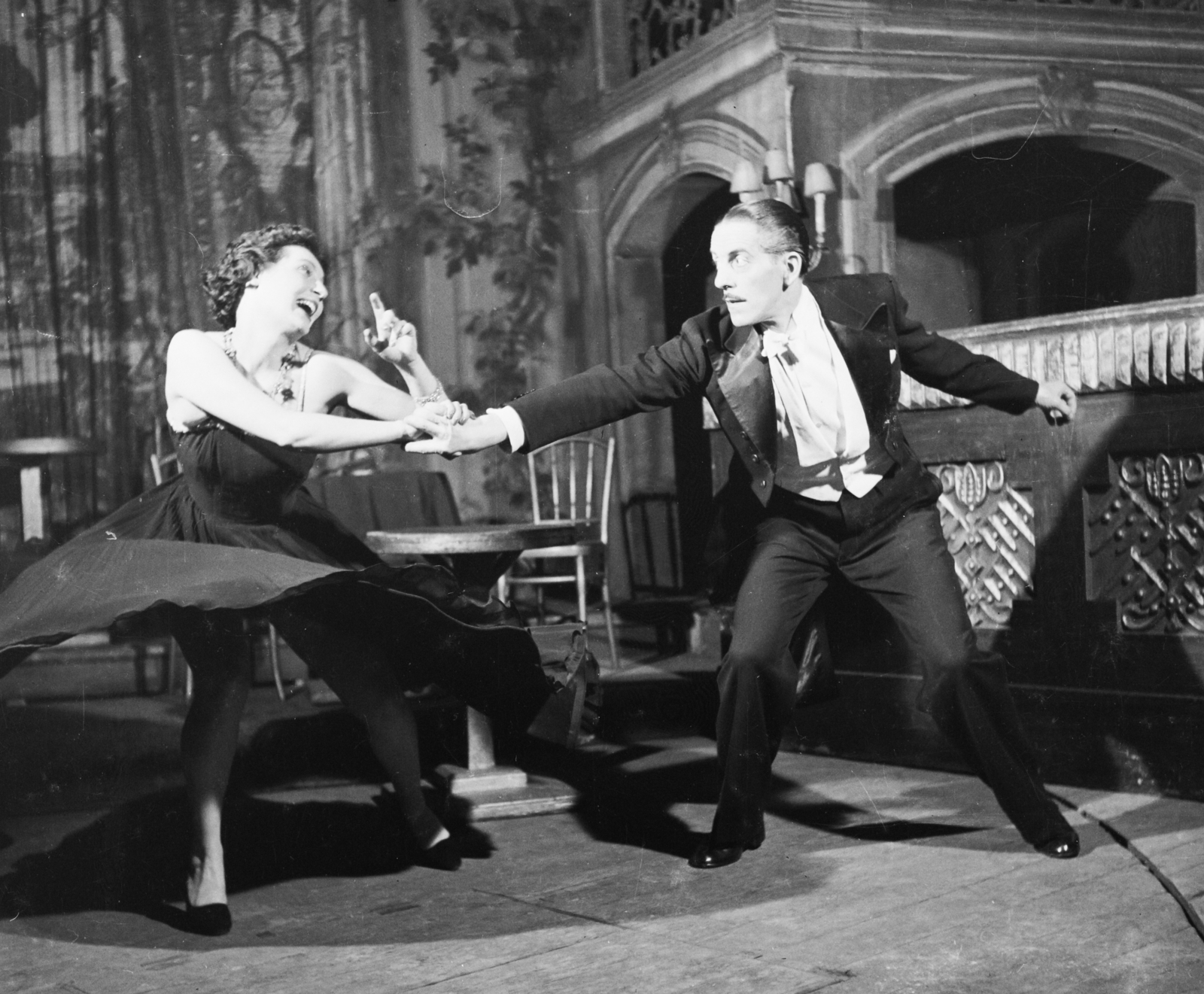 1960, Bauer Sándor, dance, revolving stage, Fortepan #110213