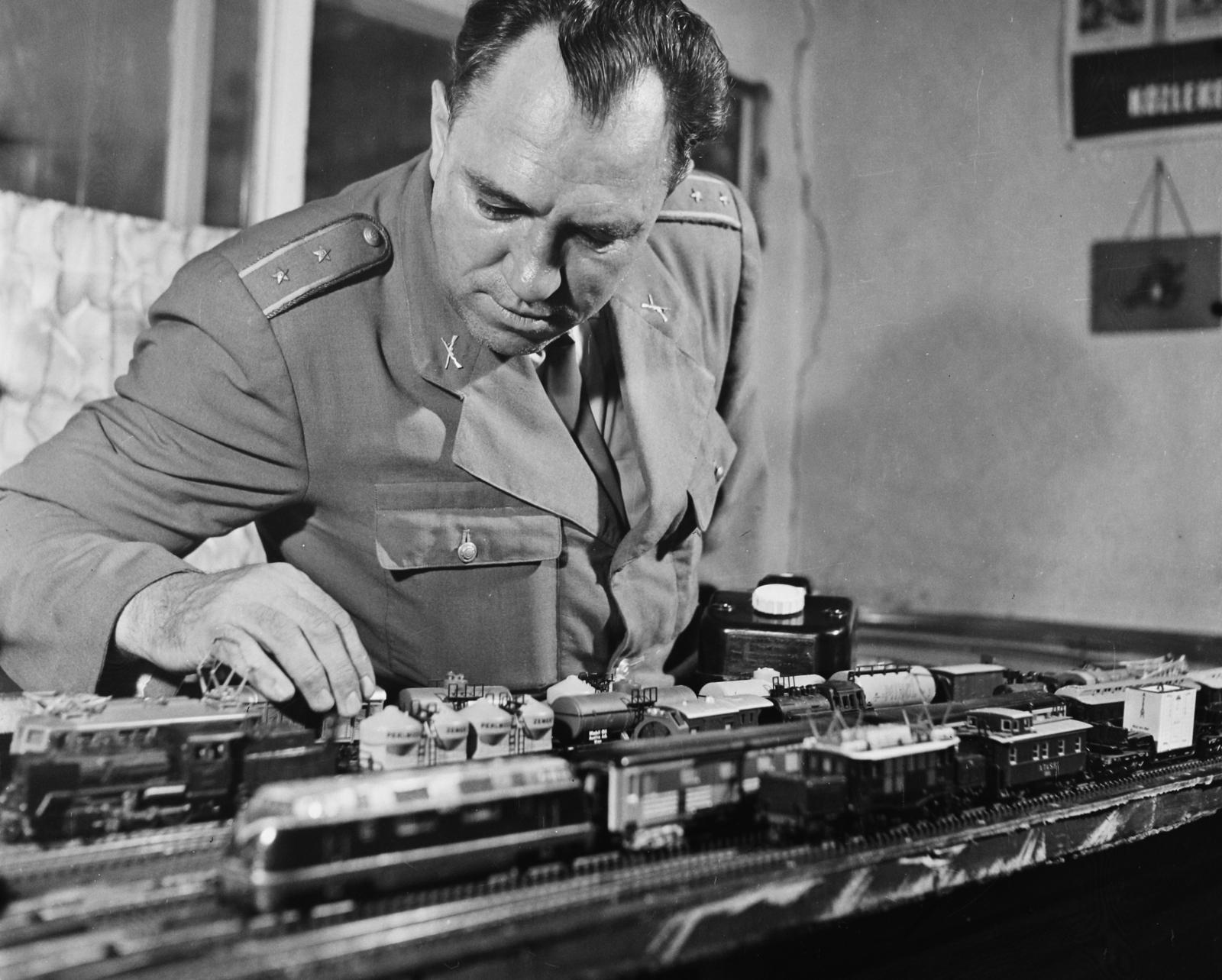 1964, Bauer Sándor, model train, Fortepan #110363