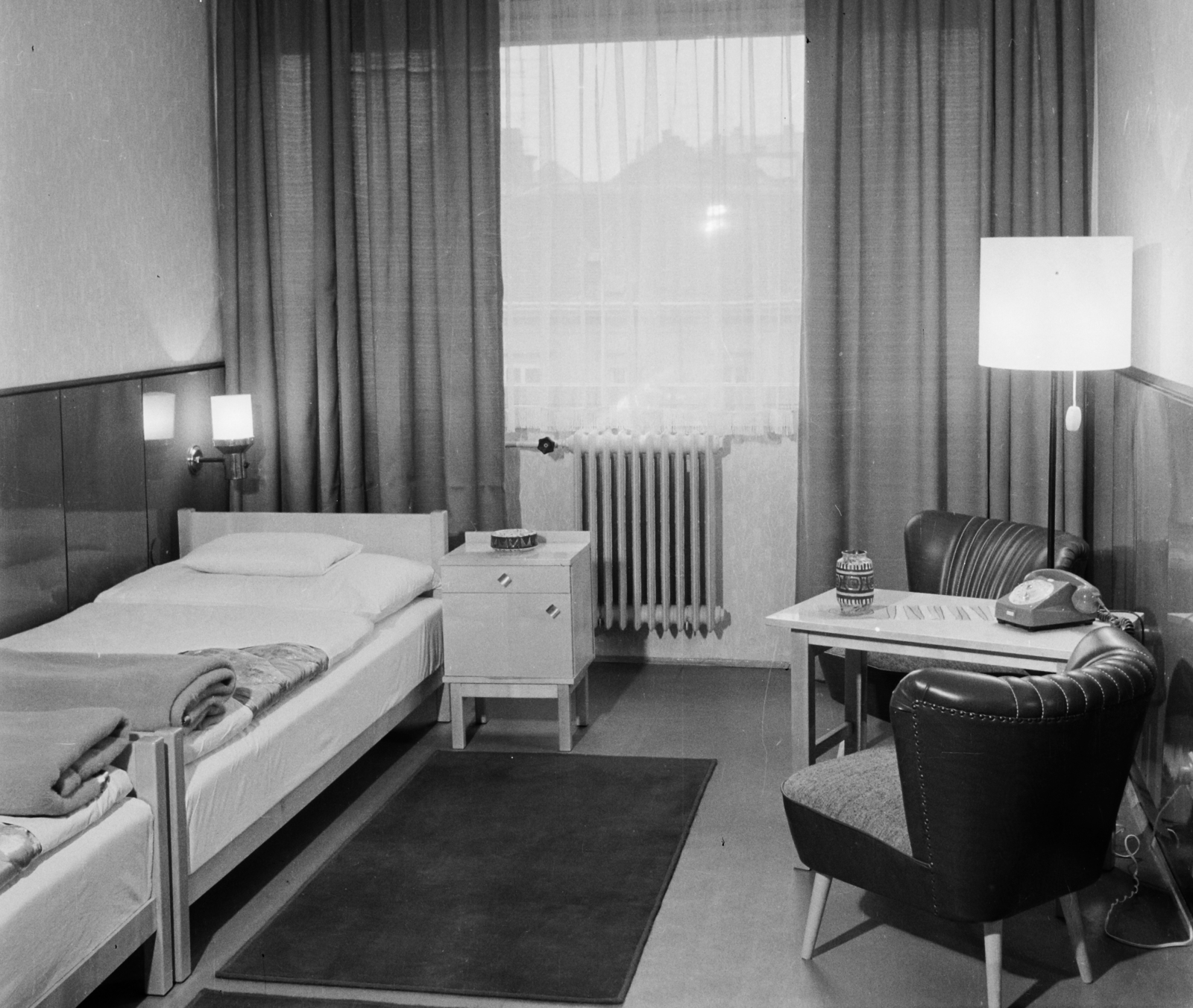 Hungary, 1969, Bauer Sándor, hotel, Fortepan #111299