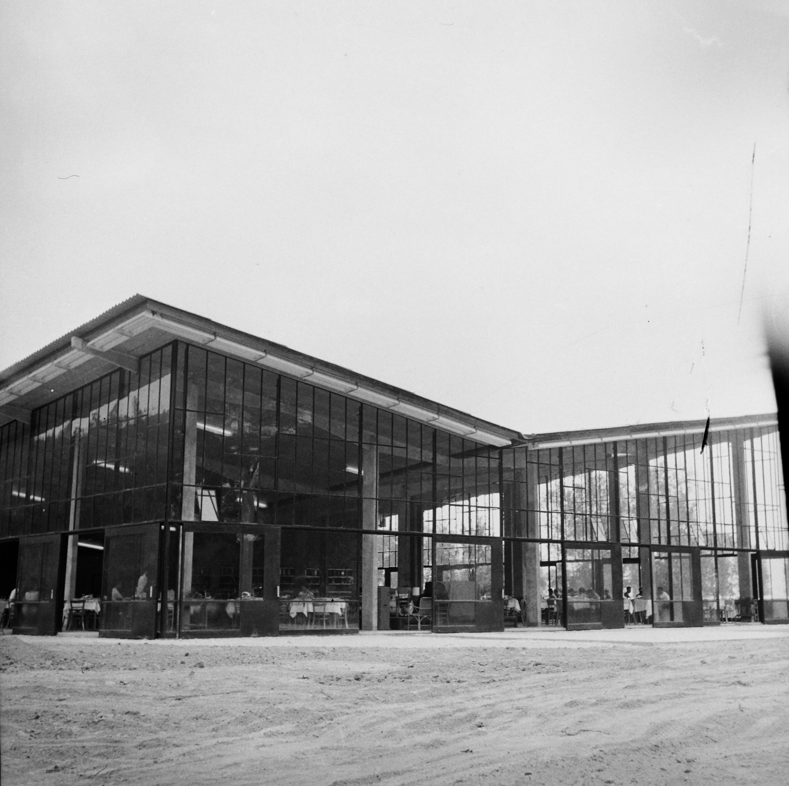 Hungary,Lake Balaton, Tihany, Motel étterem., 1959, Bauer Sándor, restaurant, Fortepan #112704