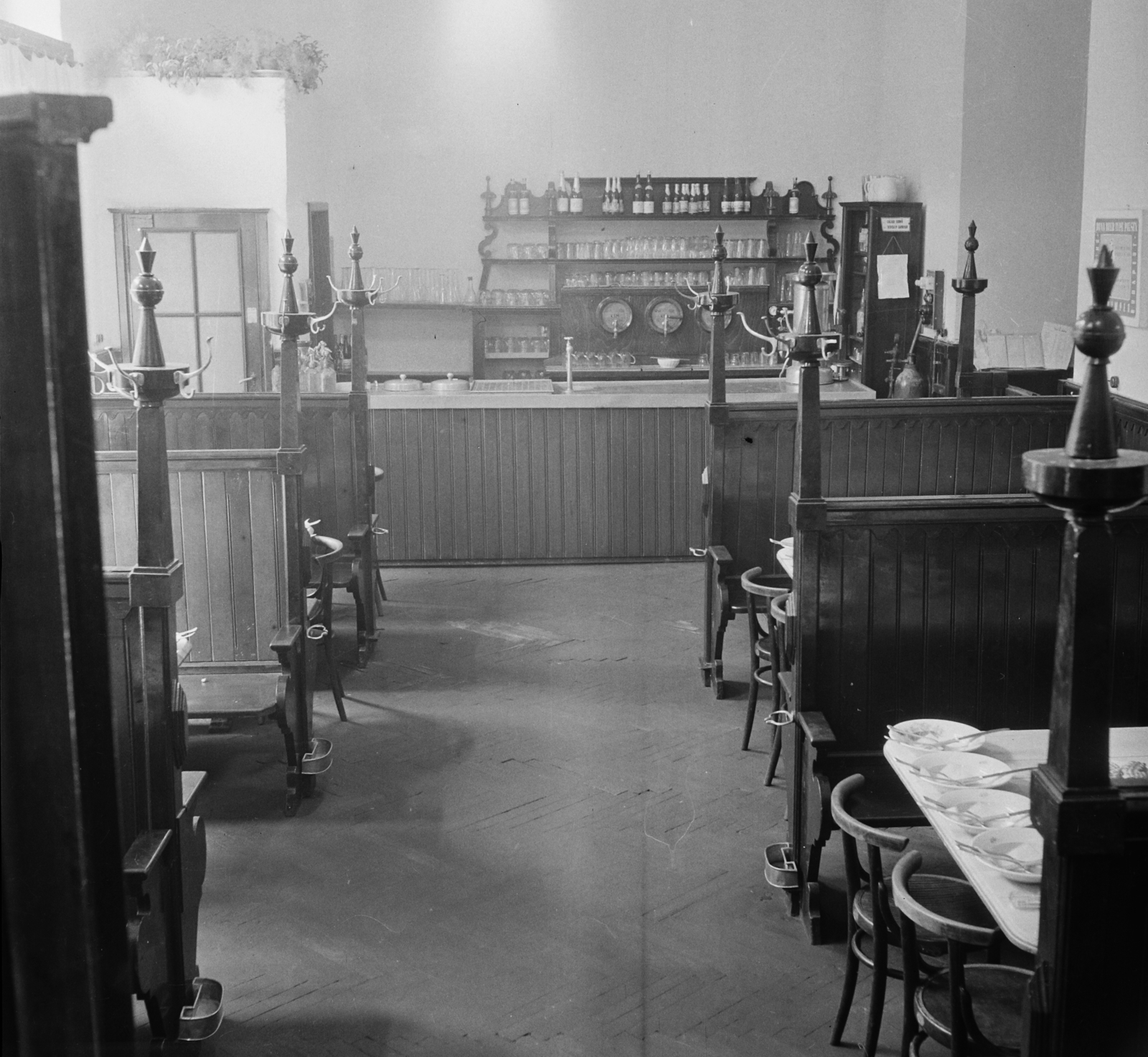 1959, Bauer Sándor, restaurant, Fortepan #112801