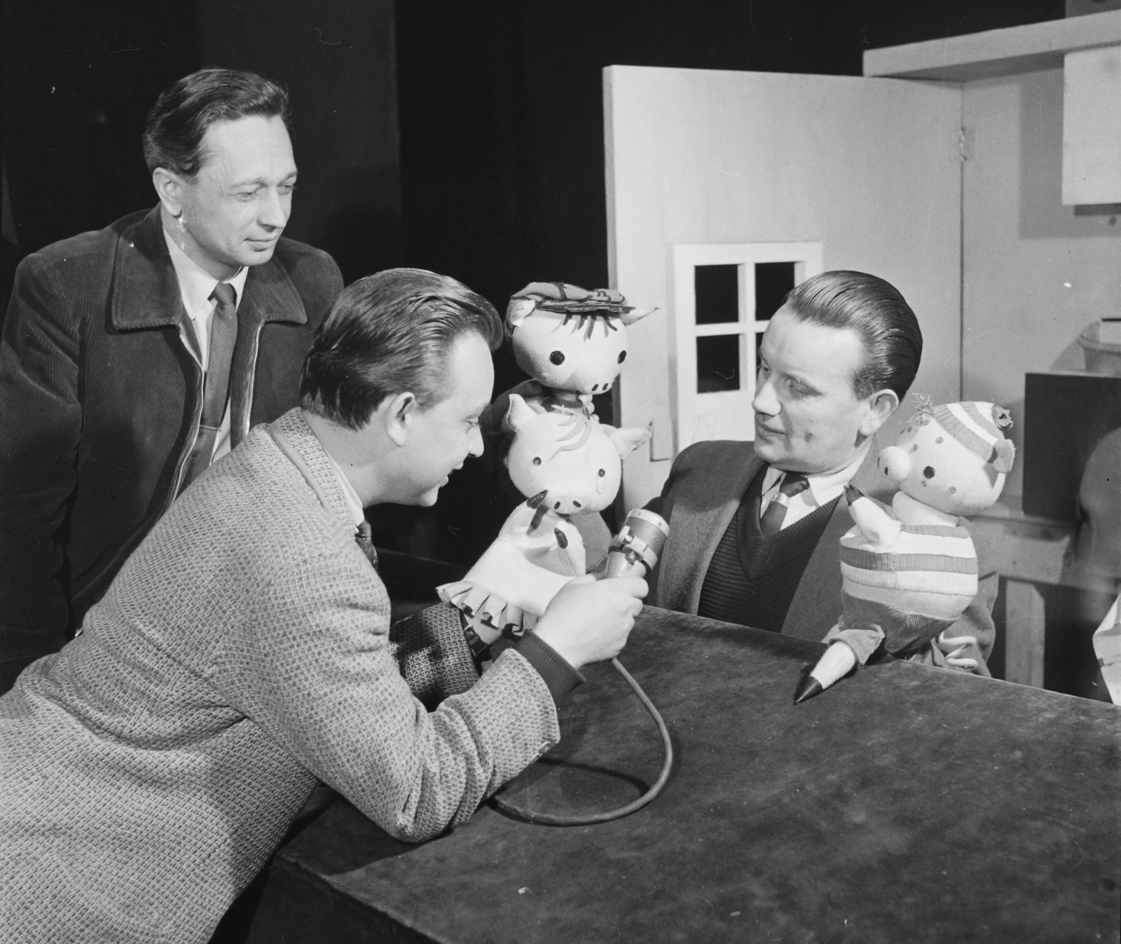 1962, Bauer Sándor, puppets, puppet, Fortepan #112980