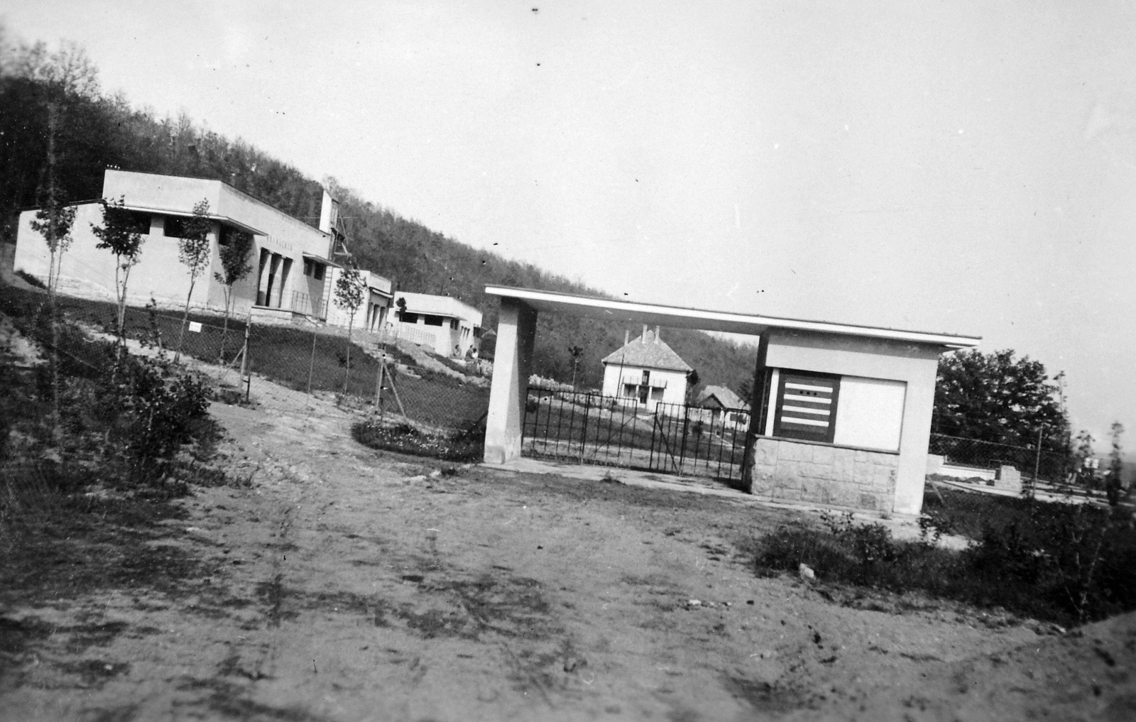 Hungary, untitled, Parádfürdő, Gyógyfürdő, strand., 1934, Gyöngyi, Fortepan #11314