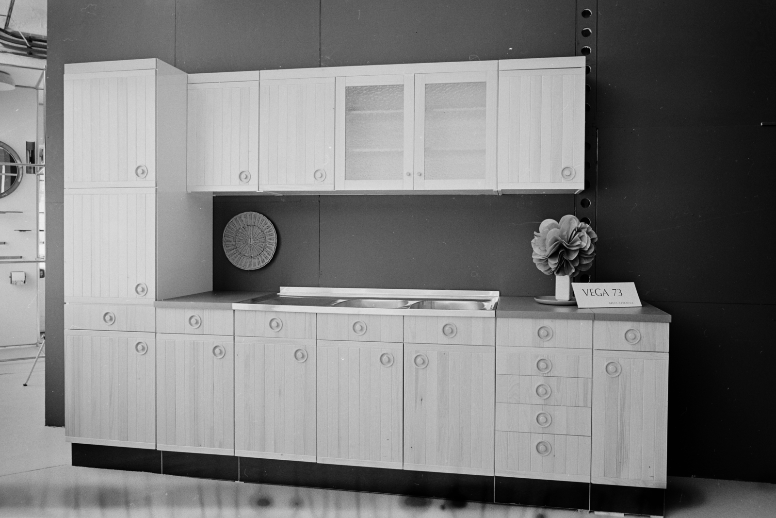 Hungary, Budapest XIV., Otthon '74 bútorkiállítás a BNV pavilonjában., 1973, Bauer Sándor, furniture, international fair, Budapest, Fortepan #113714