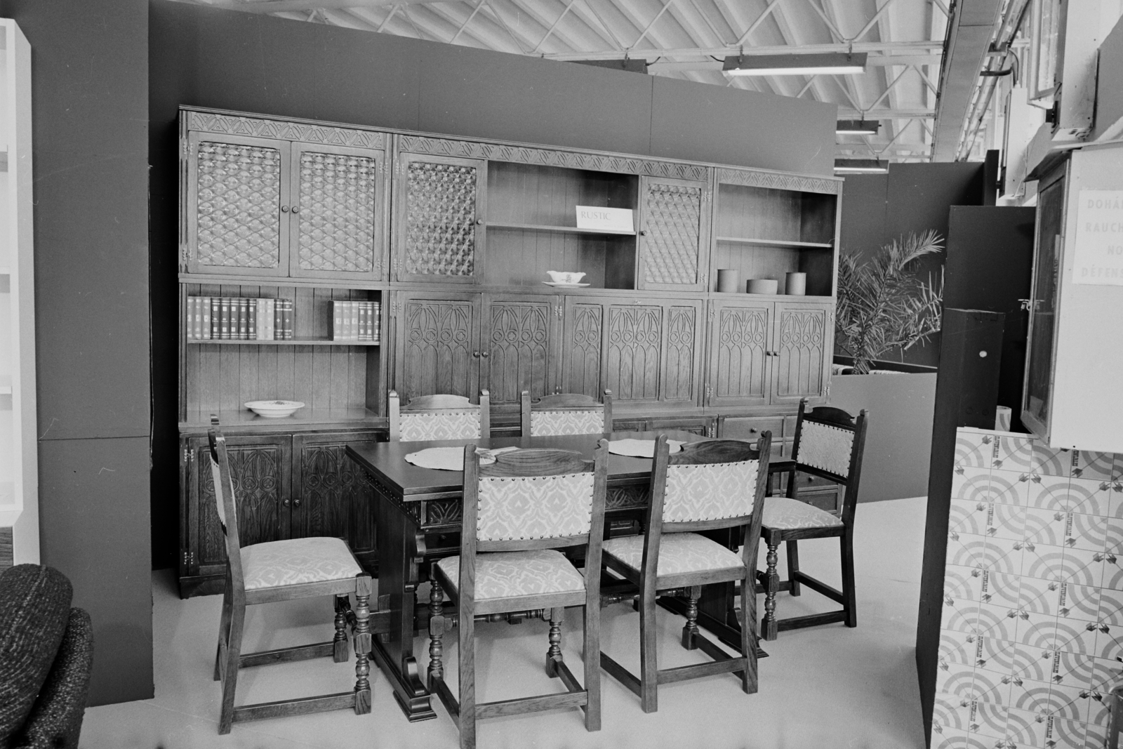 Hungary, Budapest XIV., Otthon '74 bútorkiállítás a BNV pavilonjában., 1973, Bauer Sándor, furniture, international fair, Budapest, Fortepan #113721