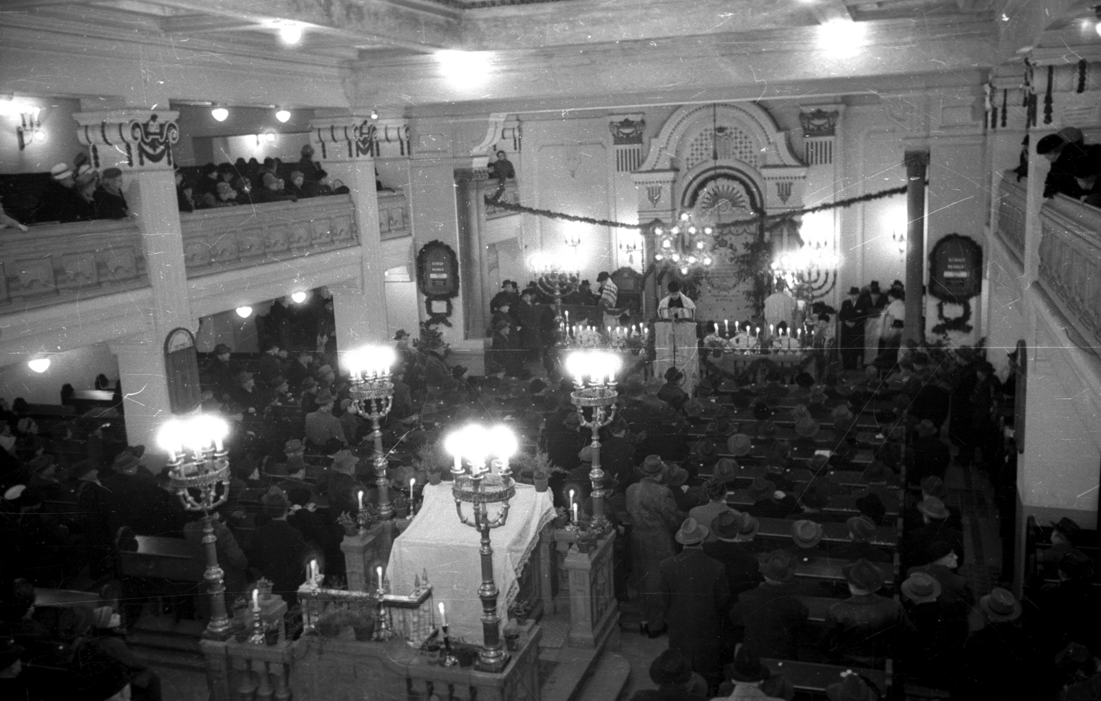 Hungary, Budapest XIII., Hegedűs Gyula utca 3., zsinagóga., 1960, Bauer Sándor, synagogue, judaism, Budapest, Fortepan #114163