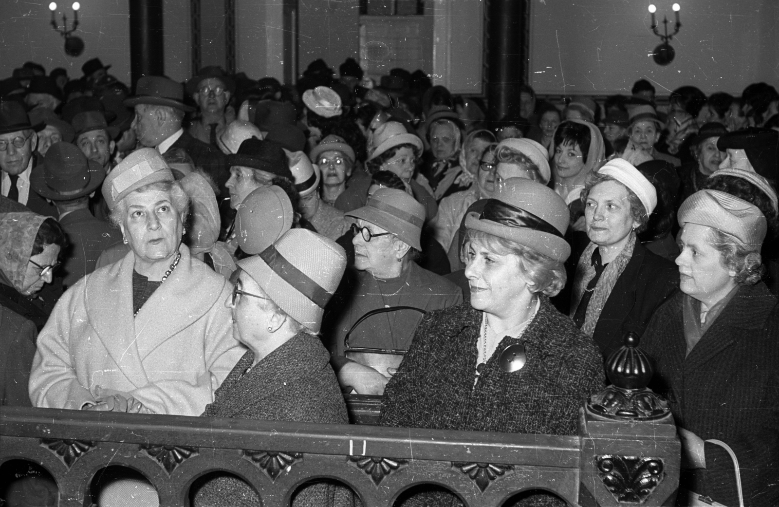 Hungary, Budapest VIII., József körút 27., az Országos Rabbiképző Intézet zsinagógája., 1964, Bauer Sándor, synagogue, judaism, Budapest, Fortepan #114210