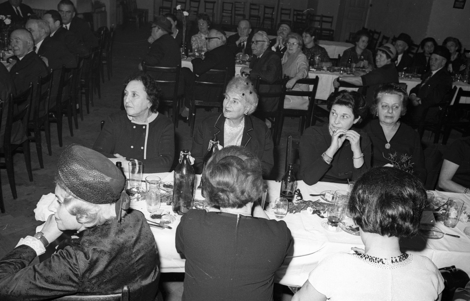 Hungary, Budapest VII., Síp utca 12., a Magyarországi Zsidó Hitközségek Szövetsége székháza. Díszvacsoral Jehuda Léb Levin moszkvai főrabbi tiszteletére., 1969, Bauer Sándor, Budapest, Fortepan #114317