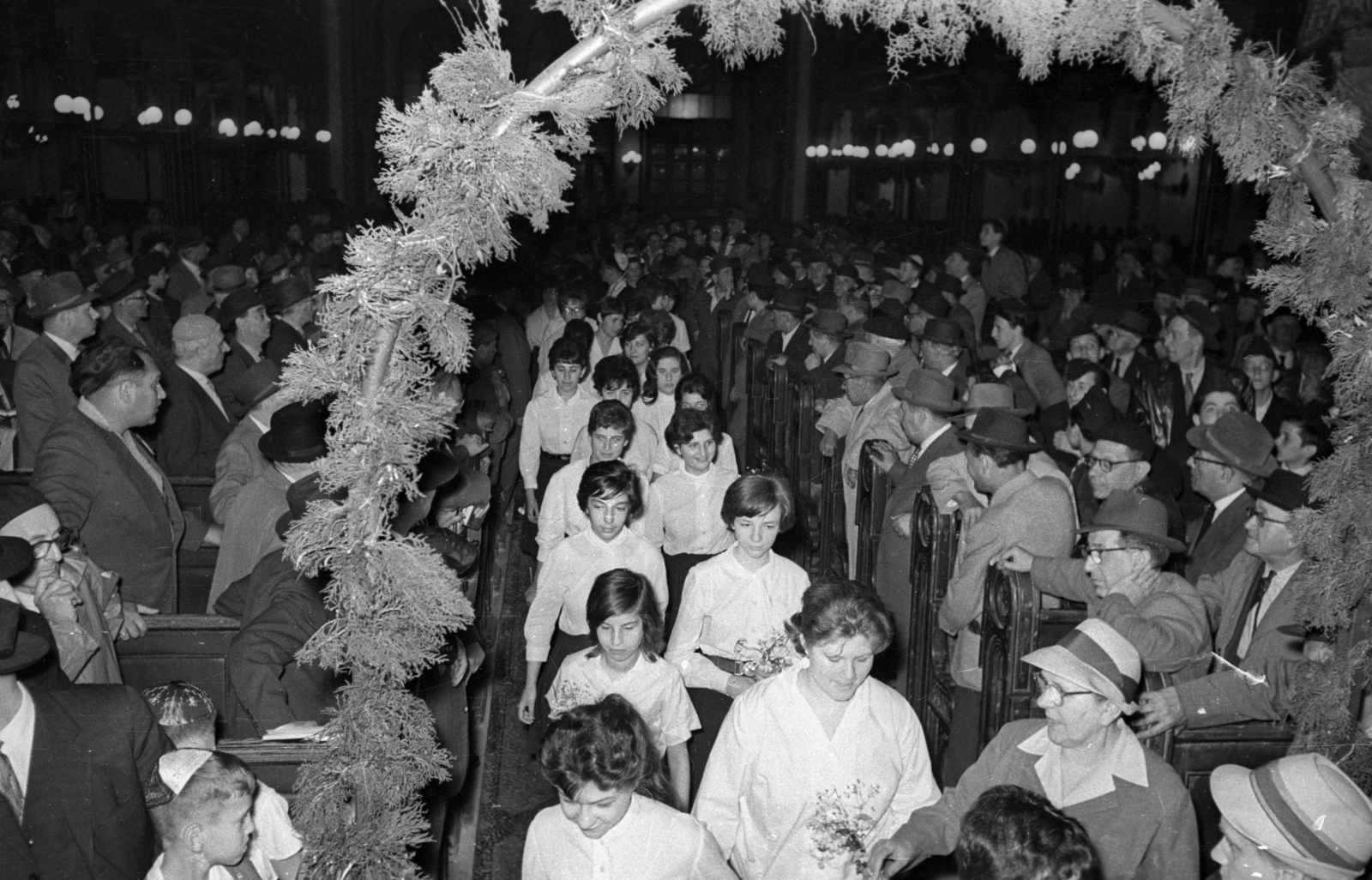 Hungary, Budapest VII., Dohány utcai zsinagóga., 1960, Bauer Sándor, synagogue, judaism, Budapest, Fortepan #114464