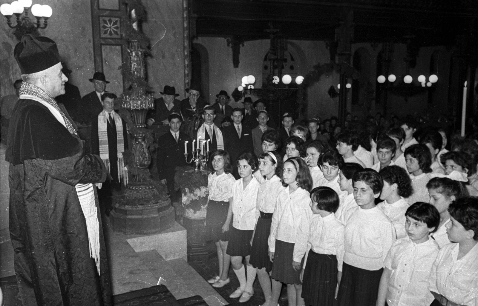 Hungary, Budapest VII., Dohány utcai zsinagóga., 1960, Bauer Sándor, synagogue, judaism, Budapest, Fortepan #114466