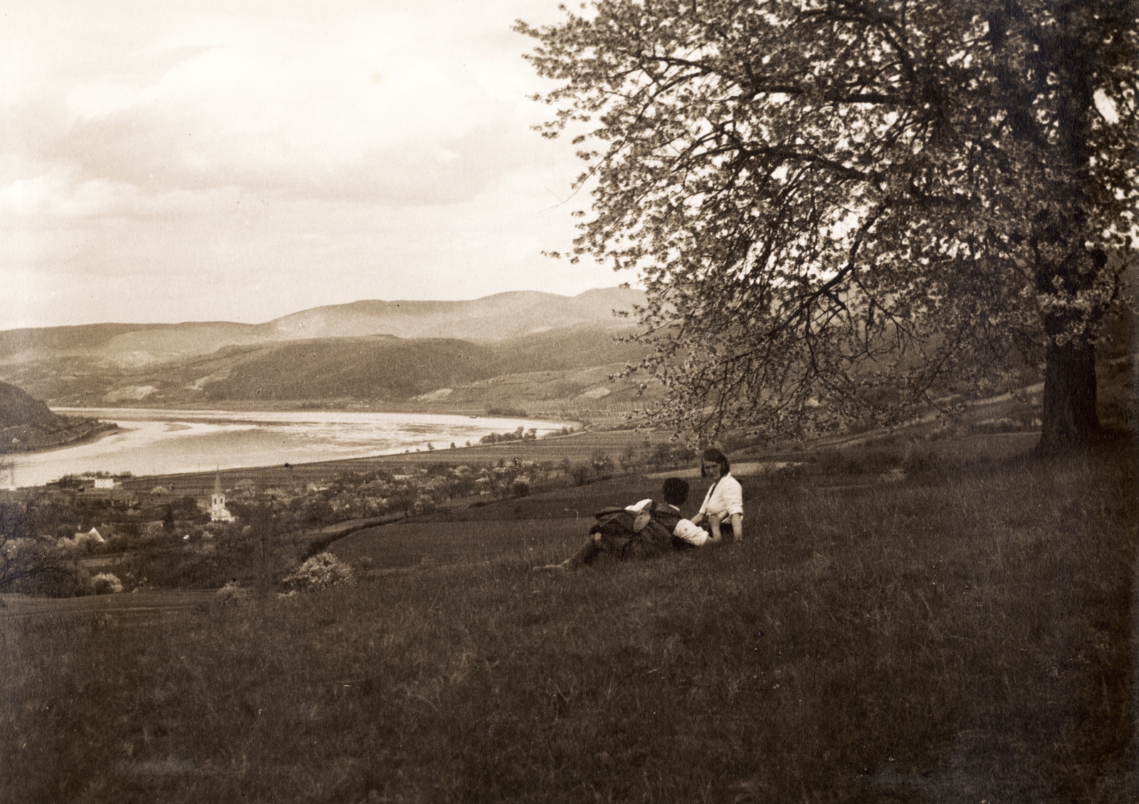 Hungary, Danube Bend, Dömös, kilátás Lepence felé., 1940, Buzinkay Géza, Fortepan #114607