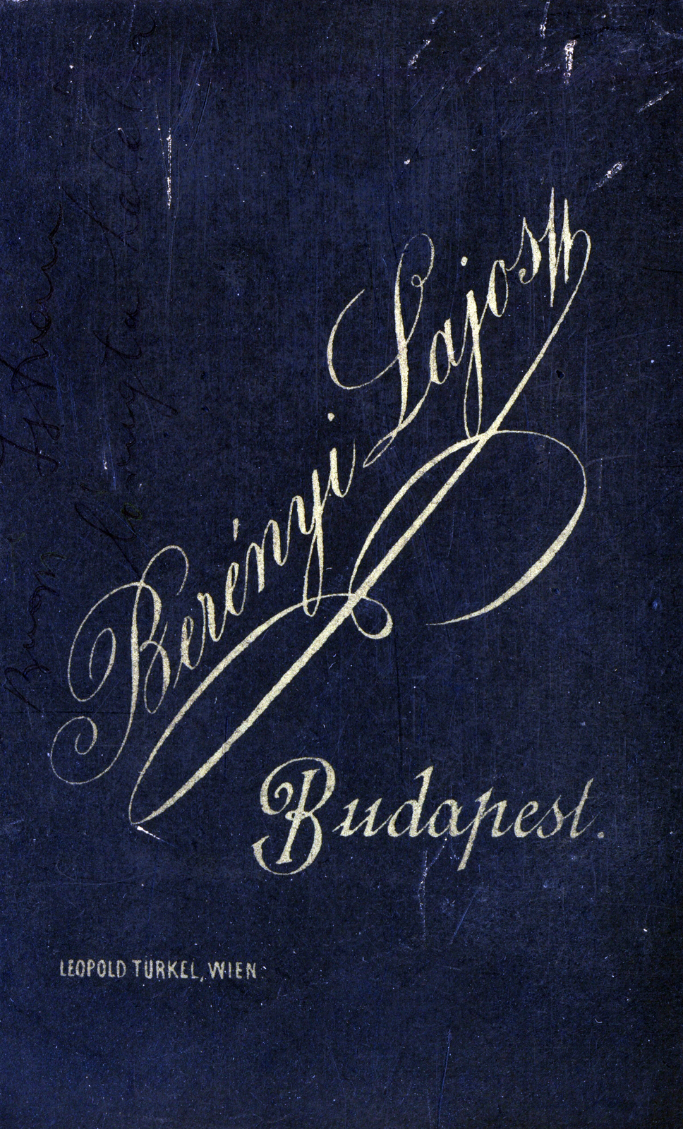 Magyarország, Budapest, Berényi Lajos fényképész., 1913, Fortepan, műterem, fényképész, hátlap, Fortepan #114833