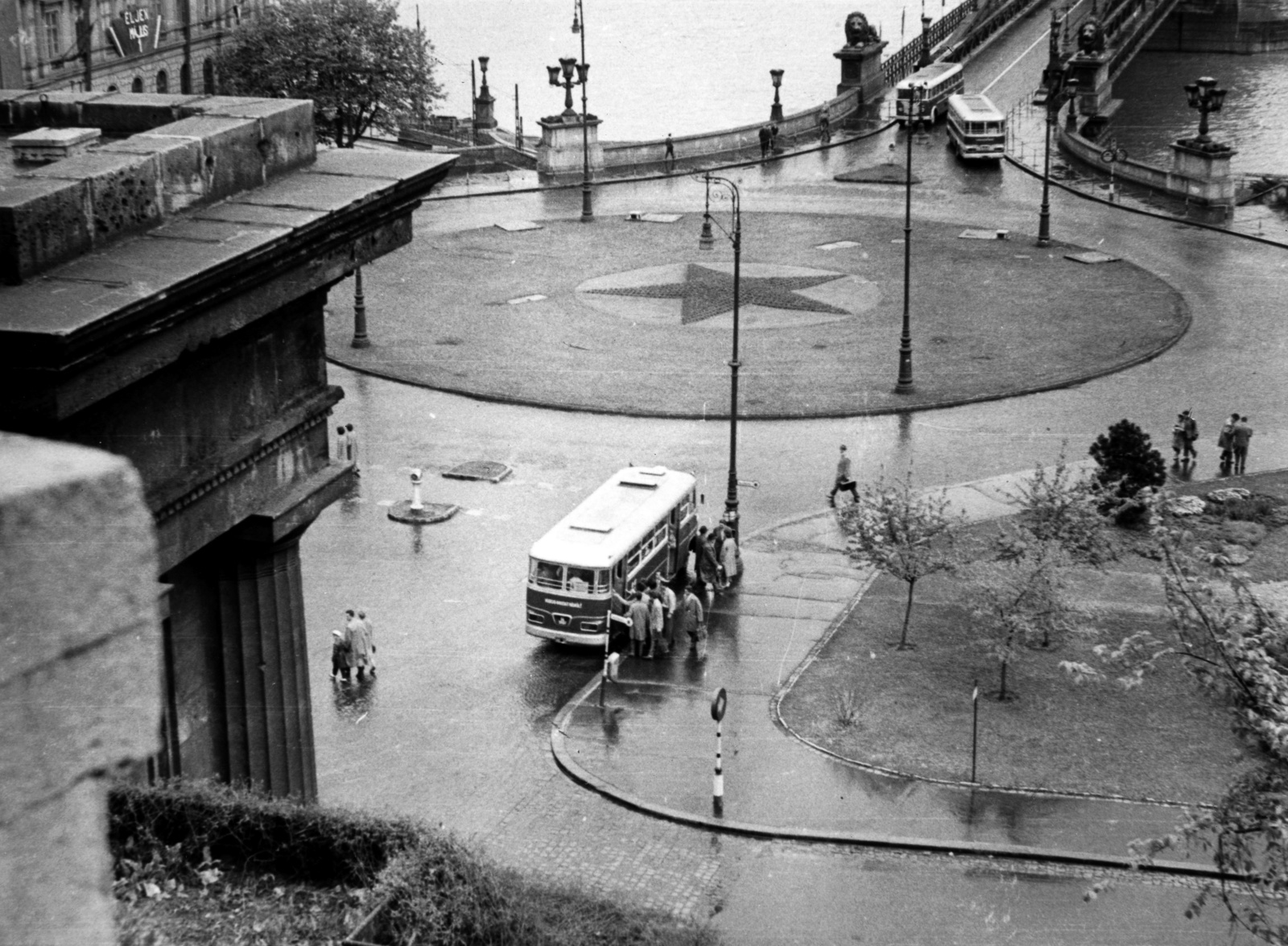 Hungary, Budapest I., Clark Ádám tér., 1960, Móra András, Ikarus-brand, Budapest, Fortepan #114970