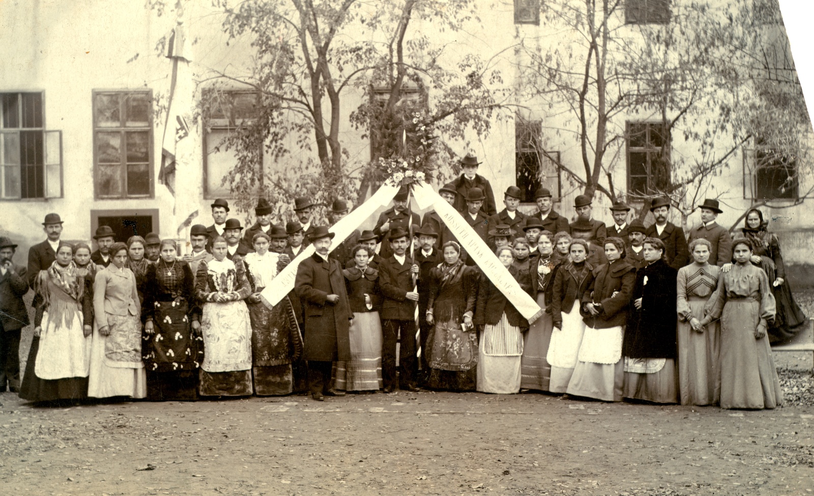 Hungary, Szeged, az Alsóvárosi népkör rendezvénye., 1912, Kelemen Zsuzsa, tableau, club, Fortepan #115080