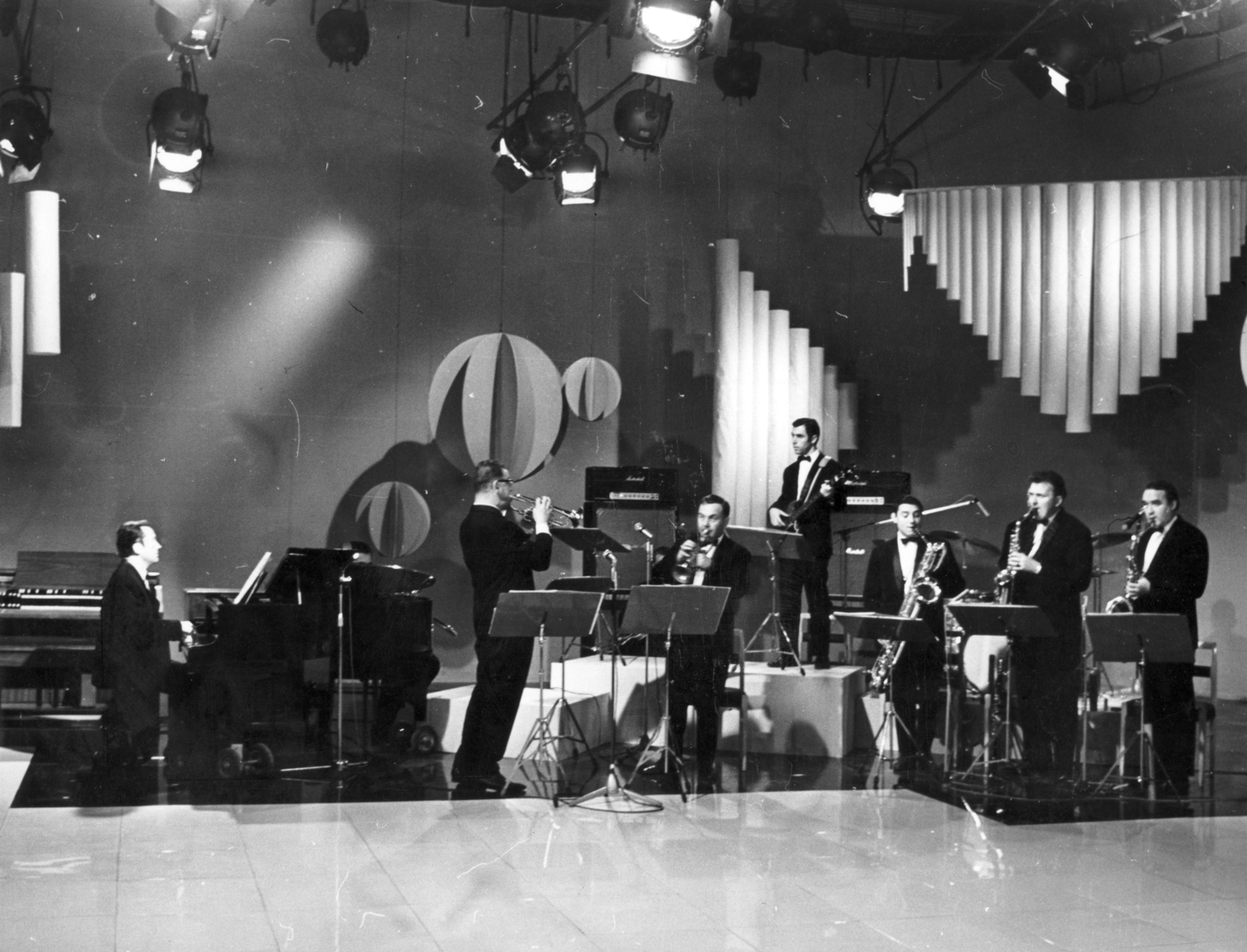 1972, Zsivkov Anita - Koós Árpád / Kocsis András fényképei, Magyar Televízió, Kocsis Mária-díszletterv, Fortepan #115161