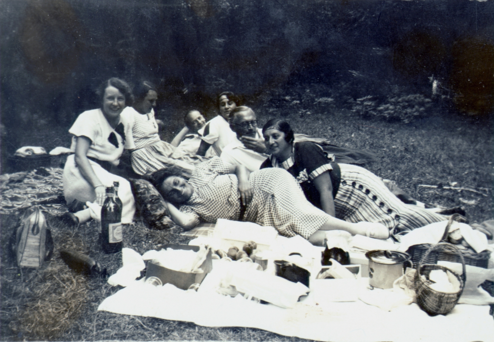 1934, Martinez Judit, picnic, Fortepan #115271