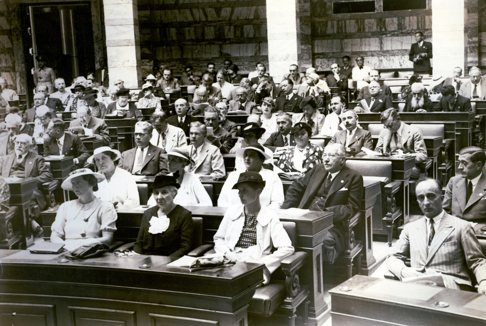 Greece, Athens, Szüntagma tér, Parlament, ülésterem., 1938, Martinez Judit, Fortepan #115287