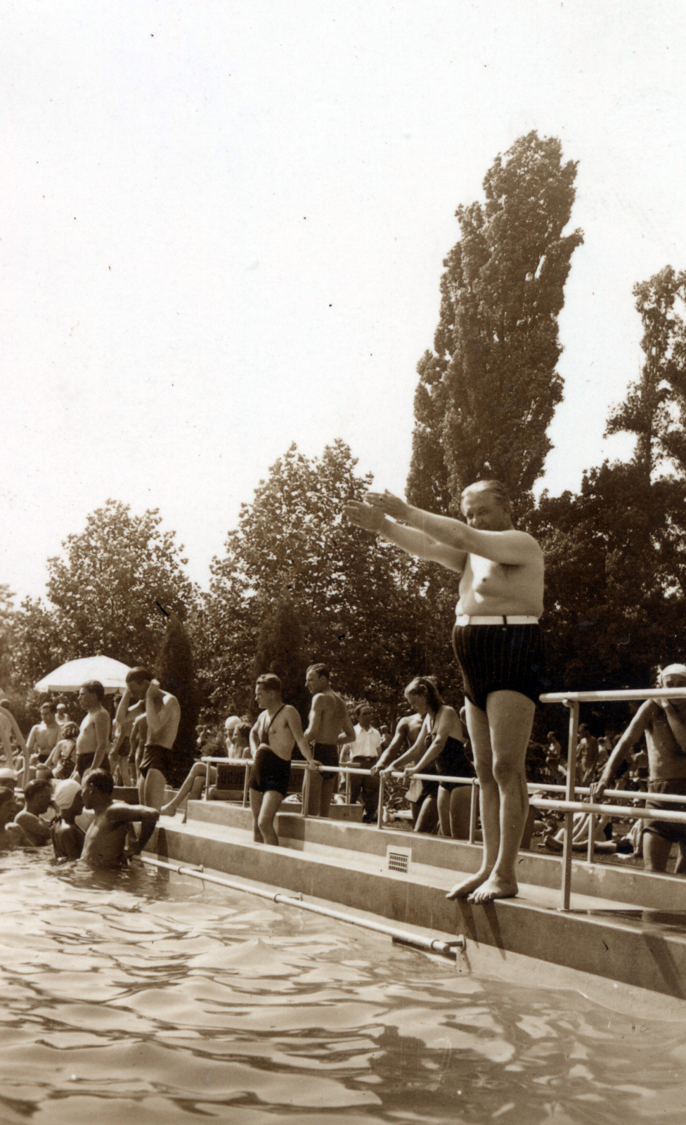 1933, Martinez Judit, beach, swimming pool, Fortepan #115307