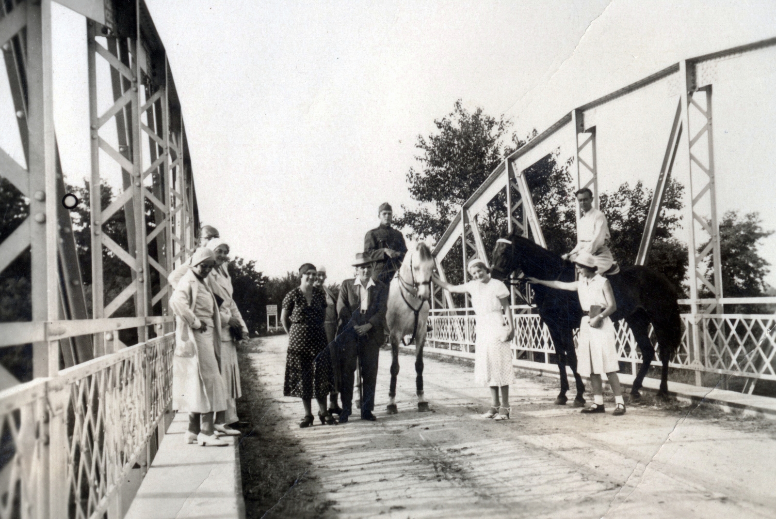 Magyarország, Gyula, a gyulavári Fehér-Körös híd., 1931, Martinez Judit, híd, Fortepan #115340