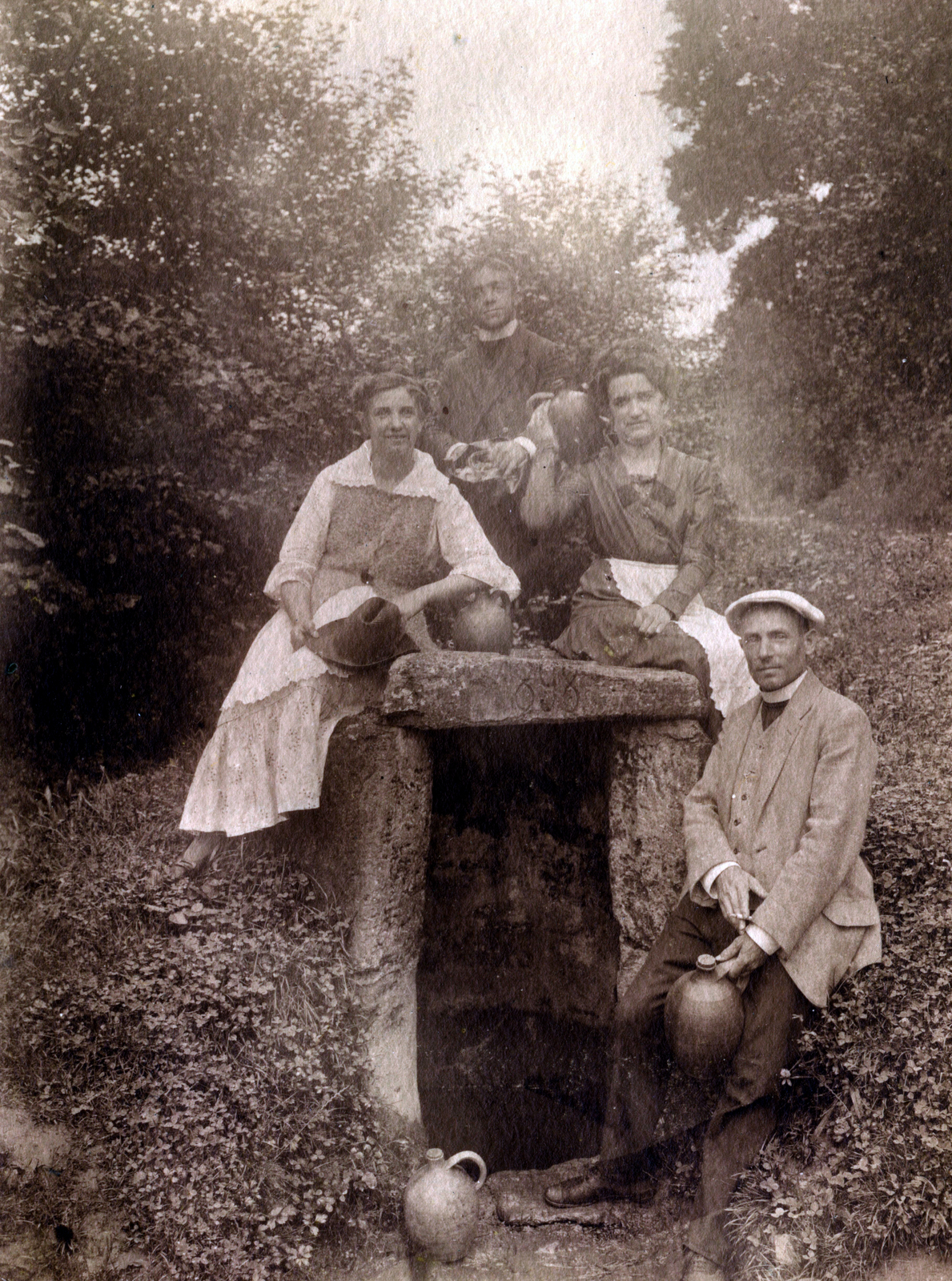 1912, Martinez Judit, spring, jar, Fortepan #115349