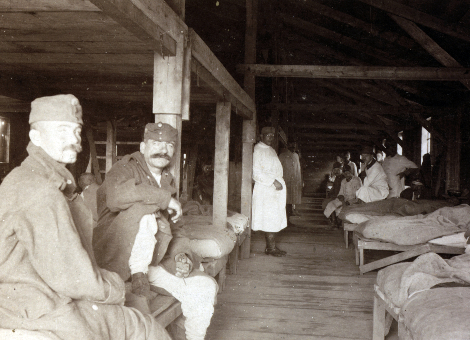 1915, Schmal Alexandra, First World War, medical institution, paramedic, Fortepan #115546