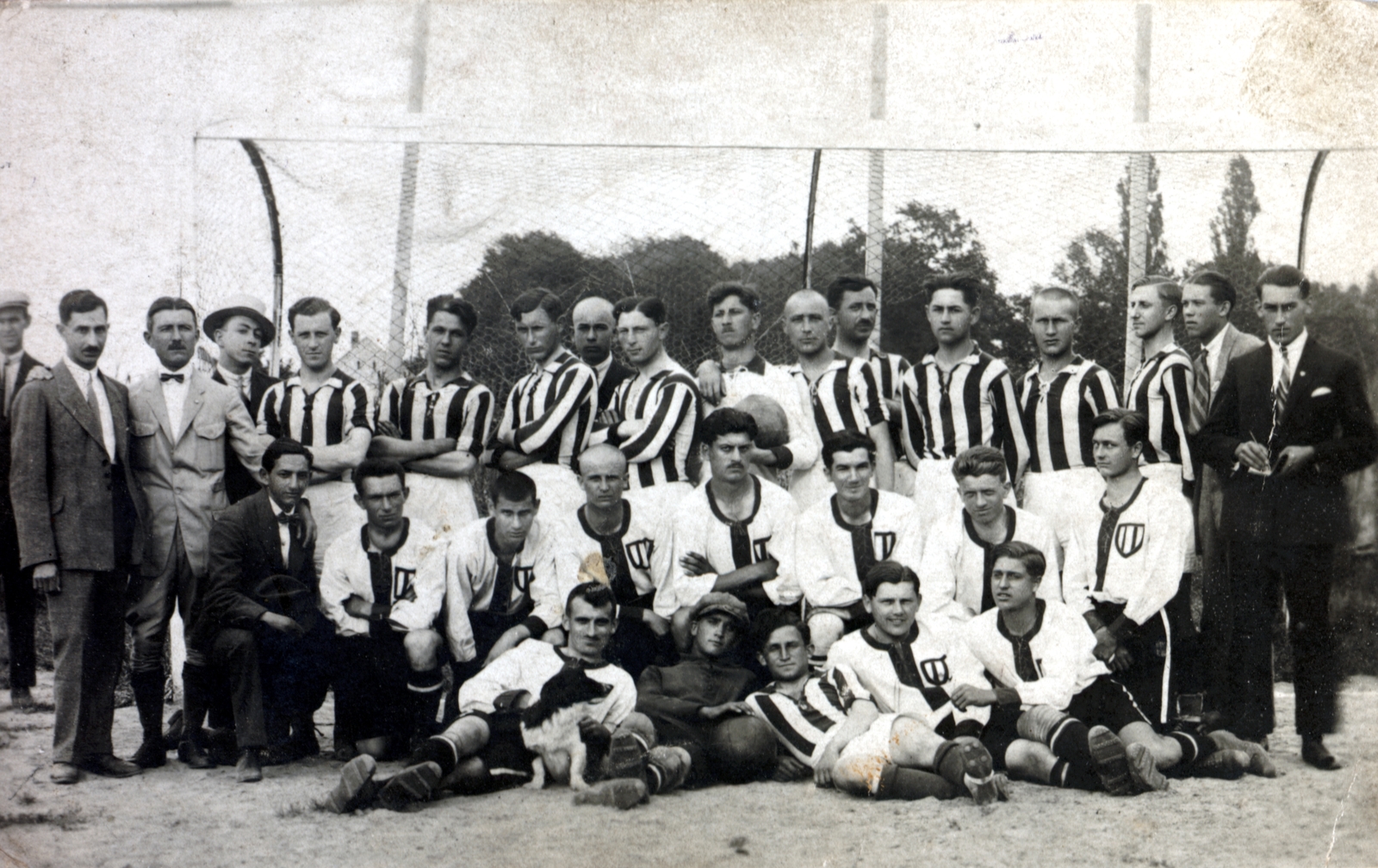 Magyarország, Barcs, BSC-MÁV (0:2) labdarúgó-mérkőzés, 1923. június 3., 1923, Schmal Alexandra, futballcsapat, Fortepan #115589